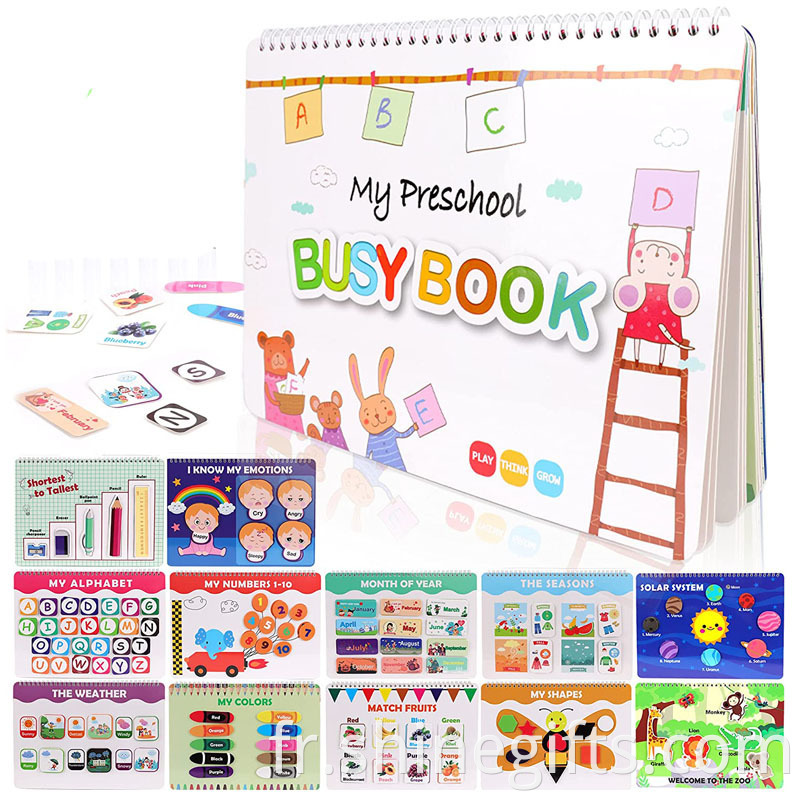 Early childhood education enlightenment quite book preschool children cognitive flip book